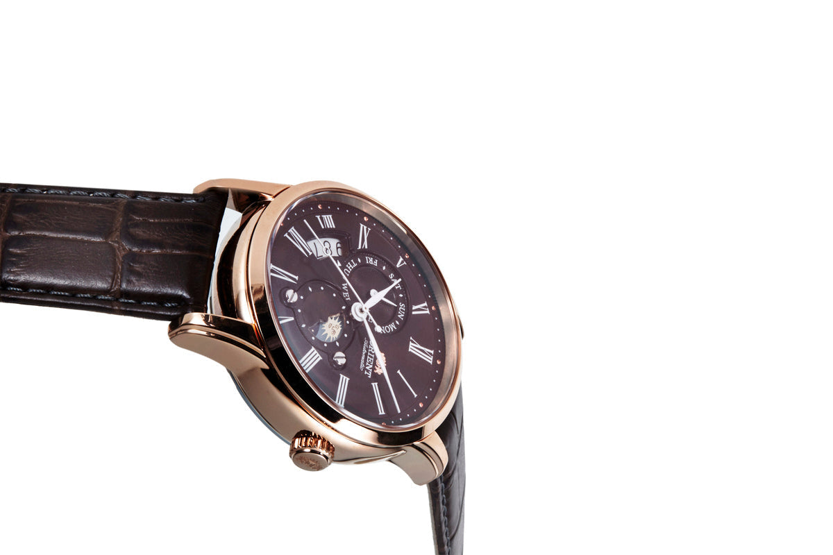 RA-AK0009T Reloj Orient Classic de hombre pulsera de piel 42 mm