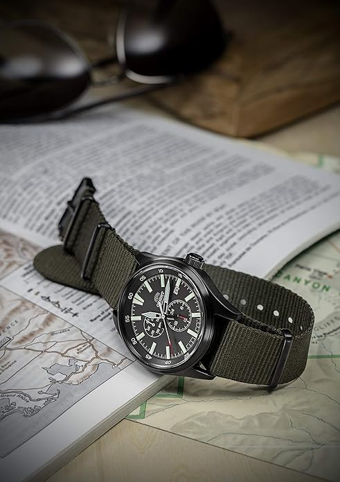 RA-AK0403N Reloj Orient Orient de hombre pulsera de tela