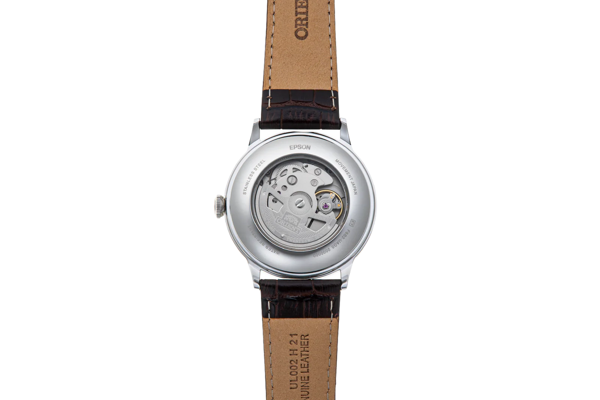 RA-AK0702Y Reloj Orient Bambino de caballero pulsera de piel