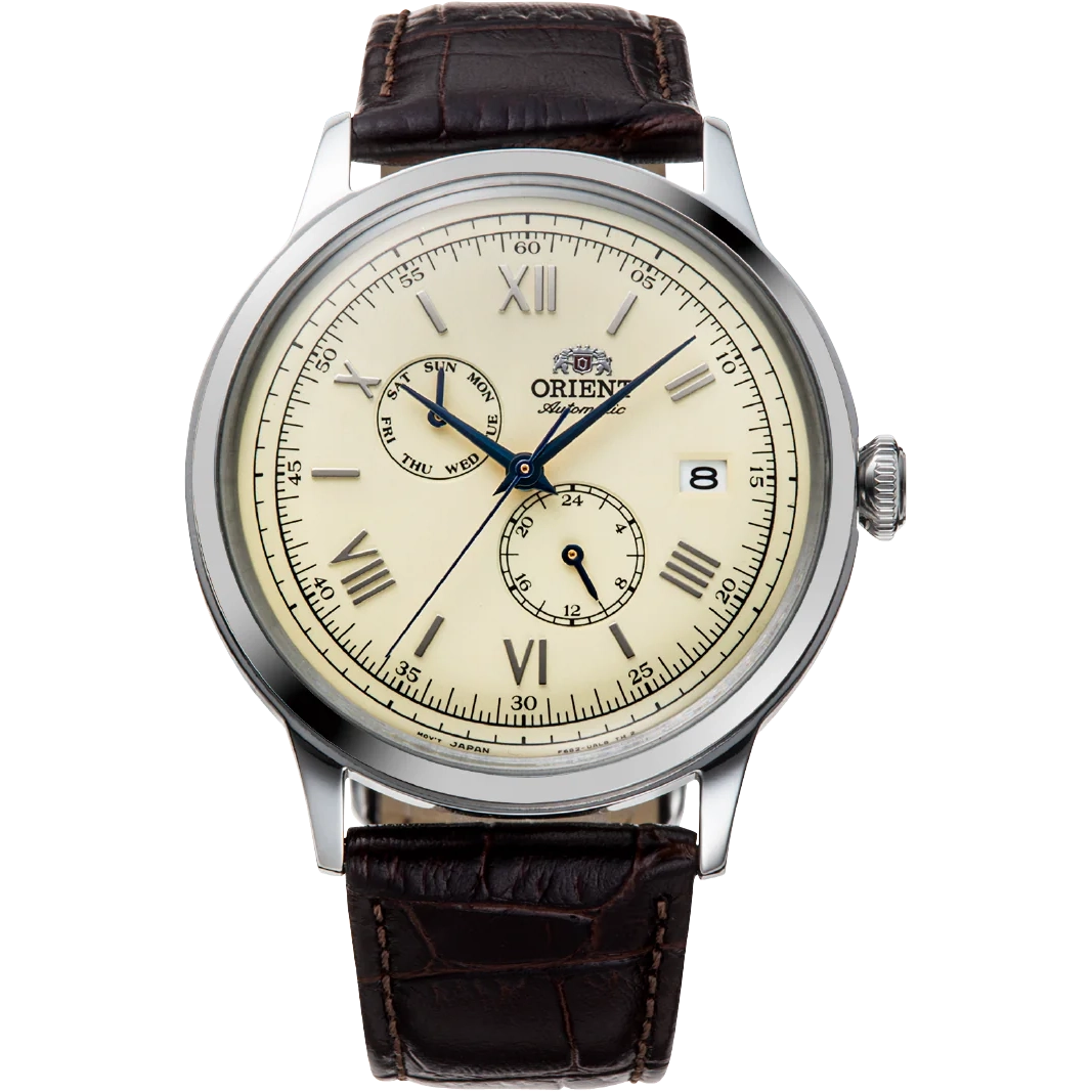 RA-AK0702Y Reloj Orient Bambino de caballero pulsera de piel