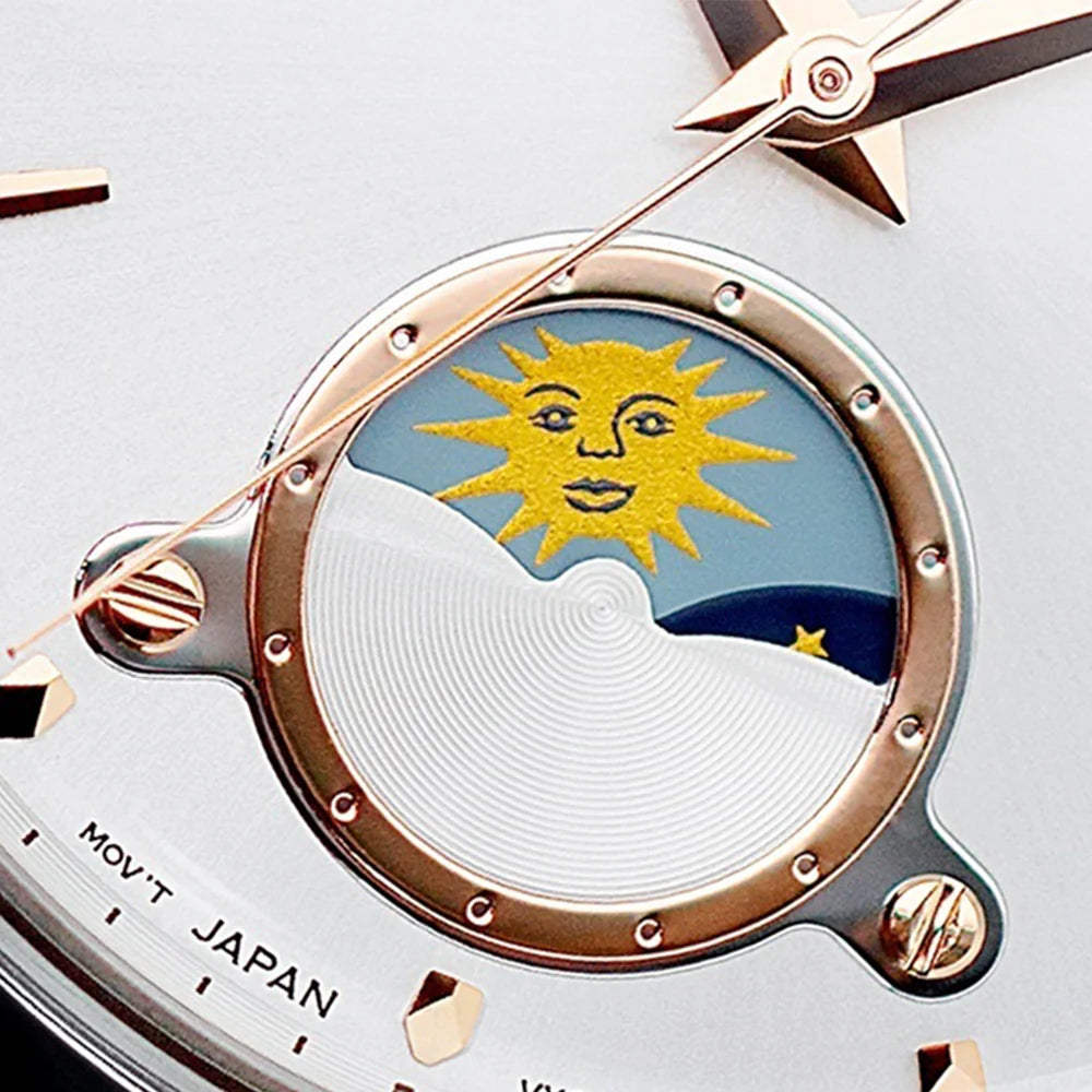 RA-KB0001S Reloj Orient Sun And moon de mujer correa de metal