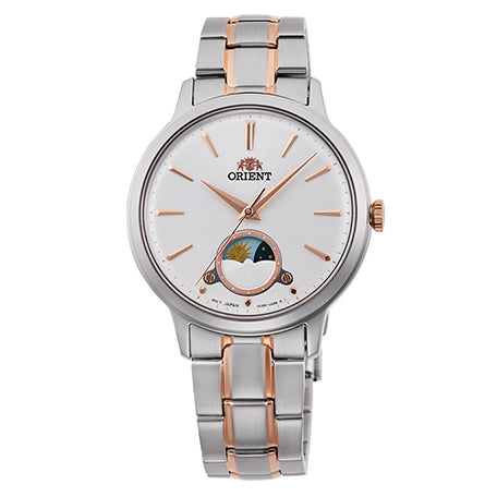 RA-KB0001S Reloj Orient Sun And moon de mujer correa de metal