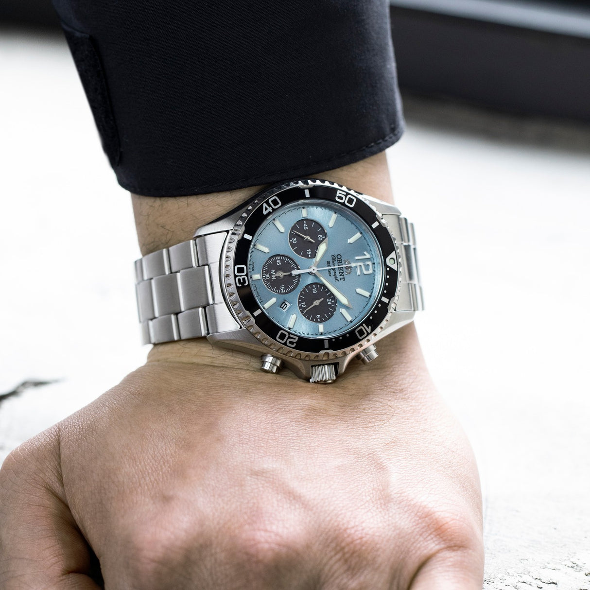 RA-TX0206L Orient caballero pulsera de metal