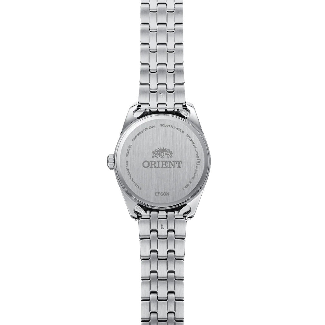 RA-WG0603R Reloj Orient Stretto Date Solar de mujer correa de metal