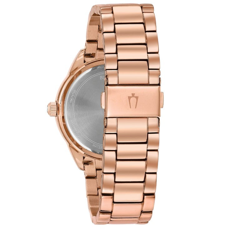 97N101 Reloj Bulova con Cristales Swarovski para Dama