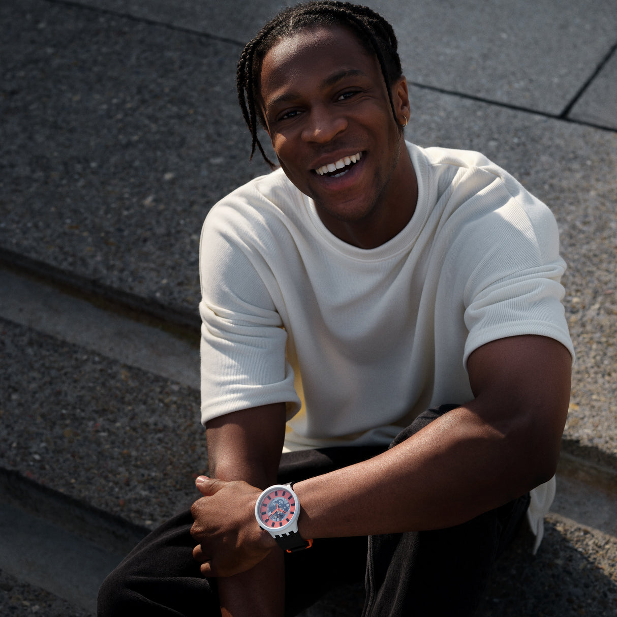 SB03M104 Reloj Swatch Big Bold Unisex pulsera de caucho