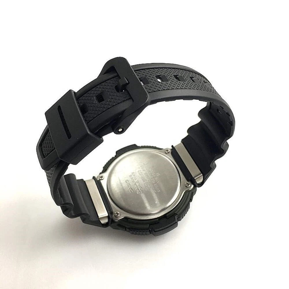 SGW-100 Reloj Casio para Hombre Pulsera de Caucho Digital Twin Sensor Illuminator