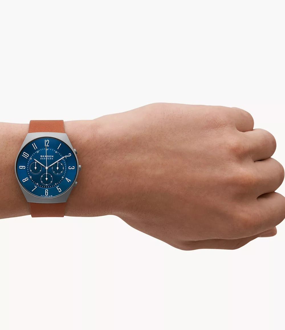 SKW6854 Reloj Skagen para caballero pulsera de piel