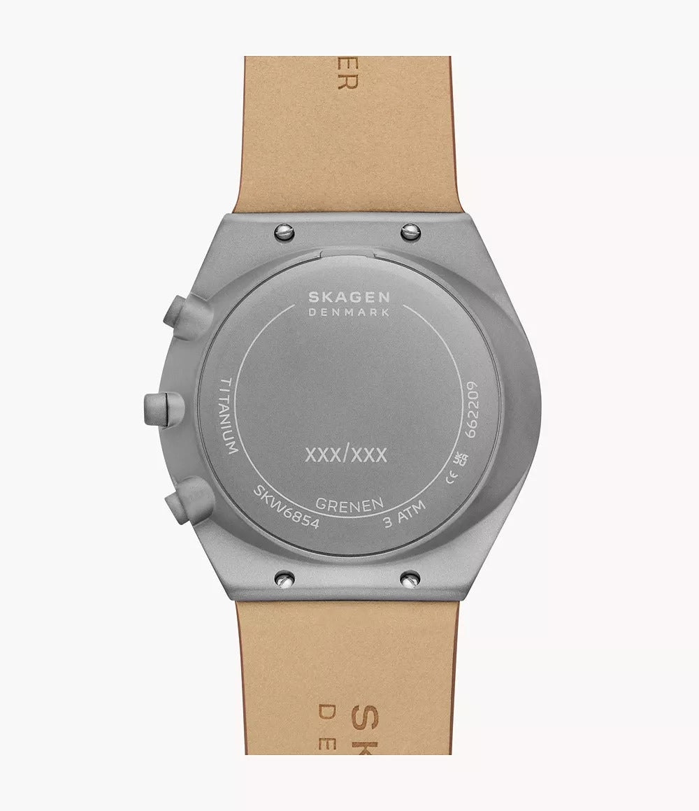 SKW6854 Reloj Skagen para caballero pulsera de piel