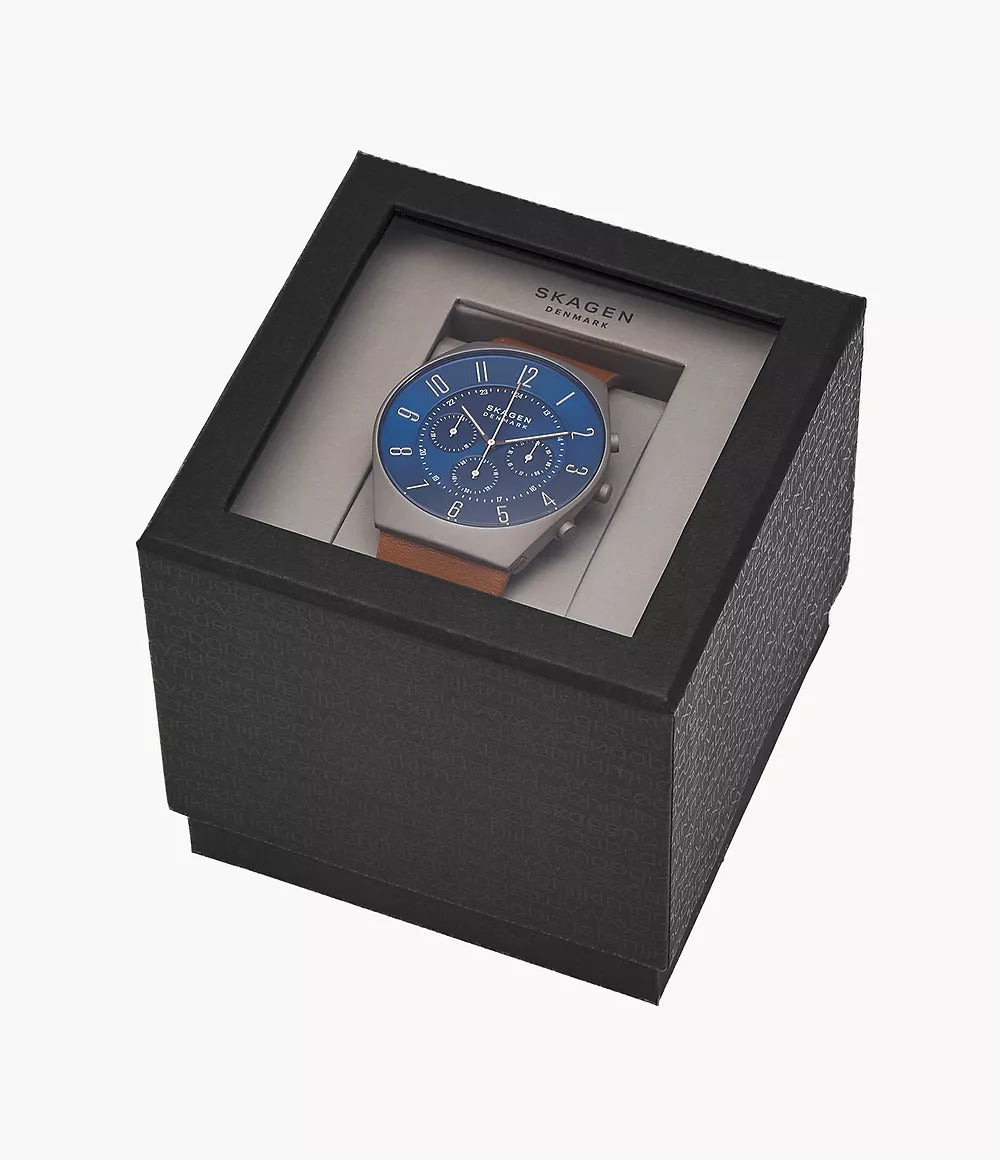 SKW6854 Reloj Skagen para caballero pulsera de piel
