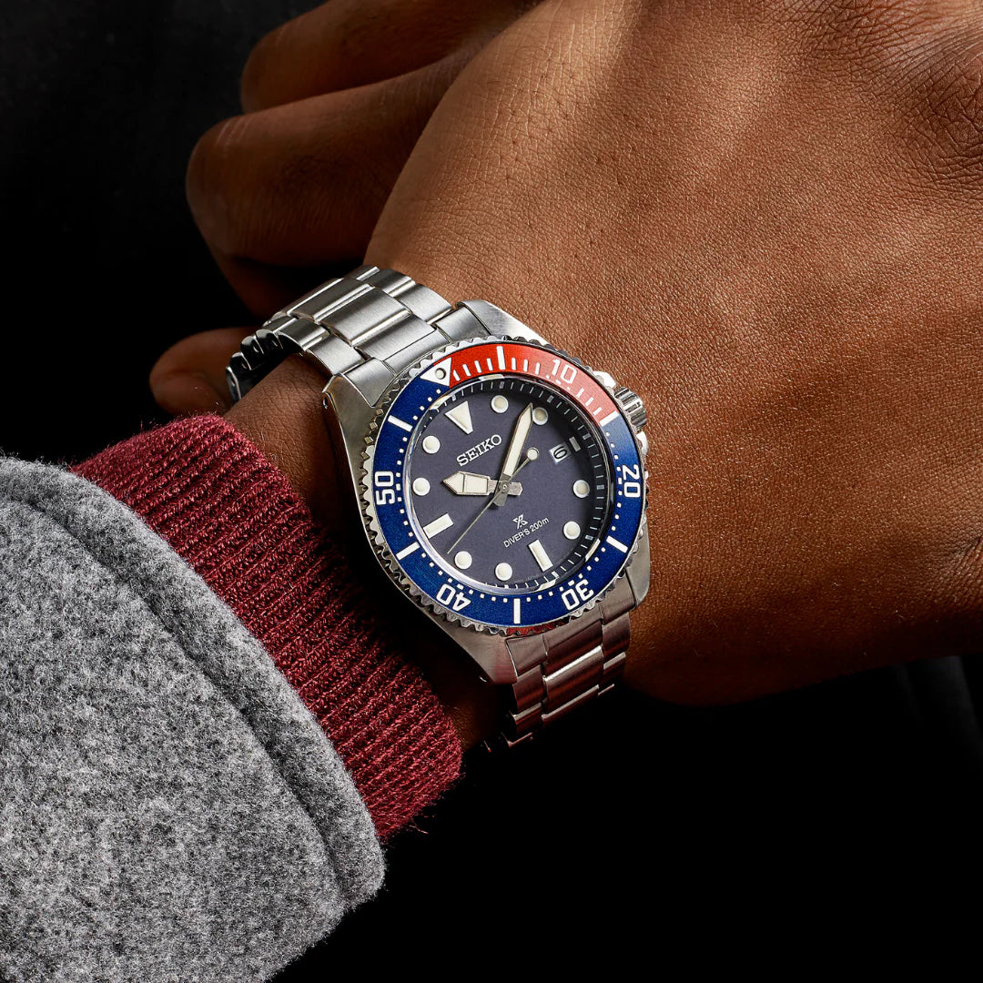 SNE595P1 Reloj Seiko Prospex de hombre pulsera de metal 41 mm solar