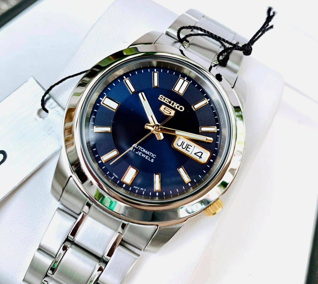 SNKK11K1 Reloj Seiko 5 para caballero pulsera de metal análogo