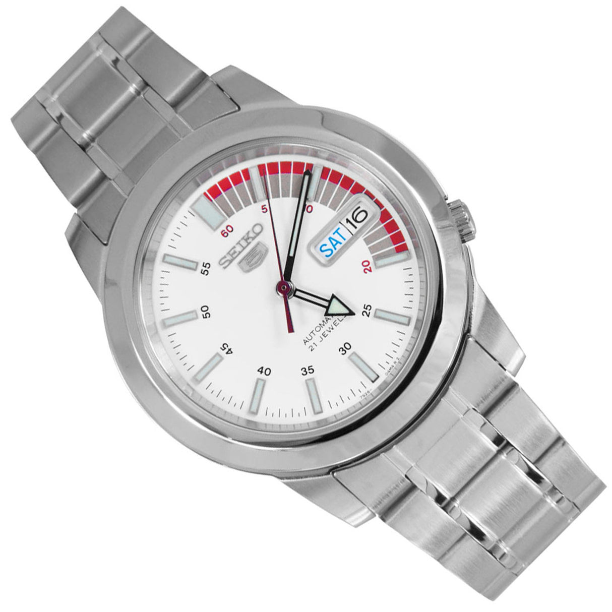 SNKK25K1 Reloj Seiko Serie 5 de caballero pulsera de acero inoxidable