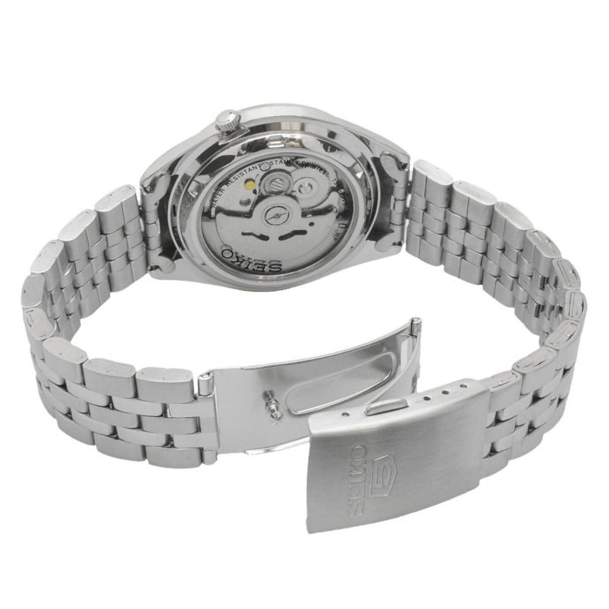 SNKL15K1 Seiko 5 reloj de hombre correa de acero inoxidable