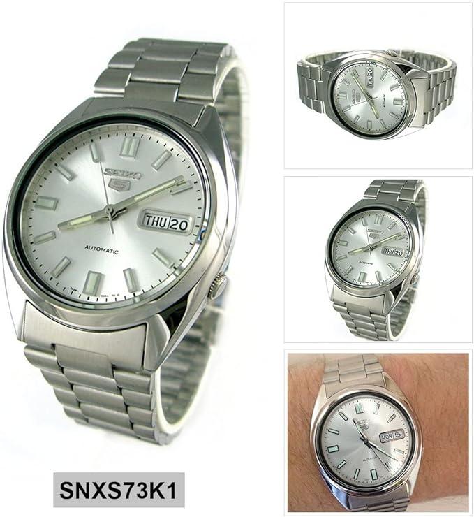 SNXS73K1S Reloj Seiko 5 de caballero pulsera de metal