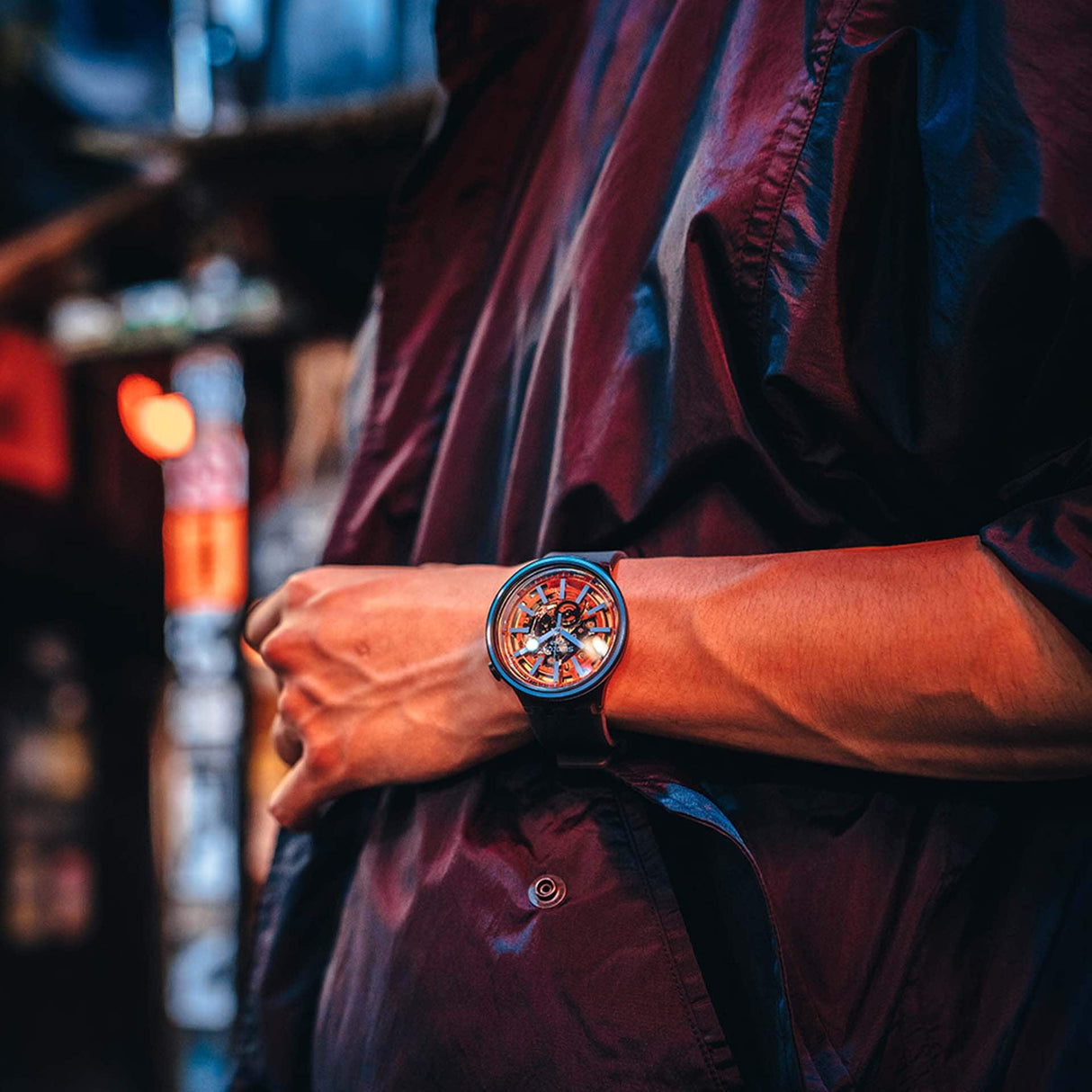 SO27B112 Reloj Swatch Big Bold Fire Taste unisex