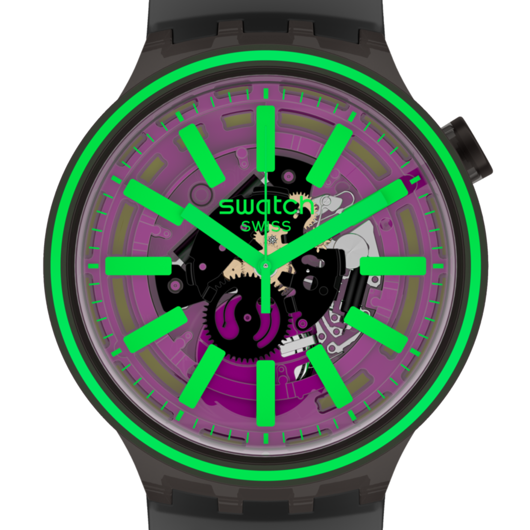 SO27B113 Reloj Swatch Big Bold unisex correa de caucho