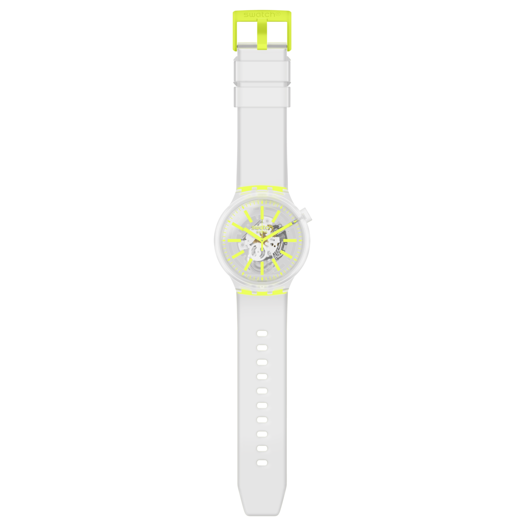 SO27E103 Reloj Swatch Yellowinjelly de caballero pulsera de caucho