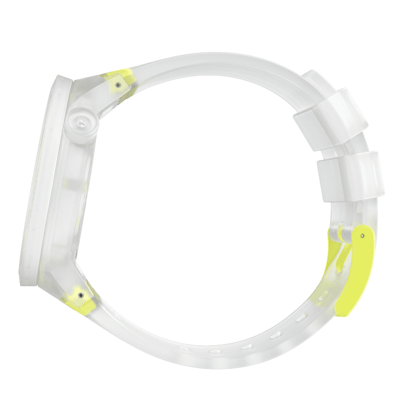 SO27E103 Reloj Swatch Yellowinjelly de caballero pulsera de caucho