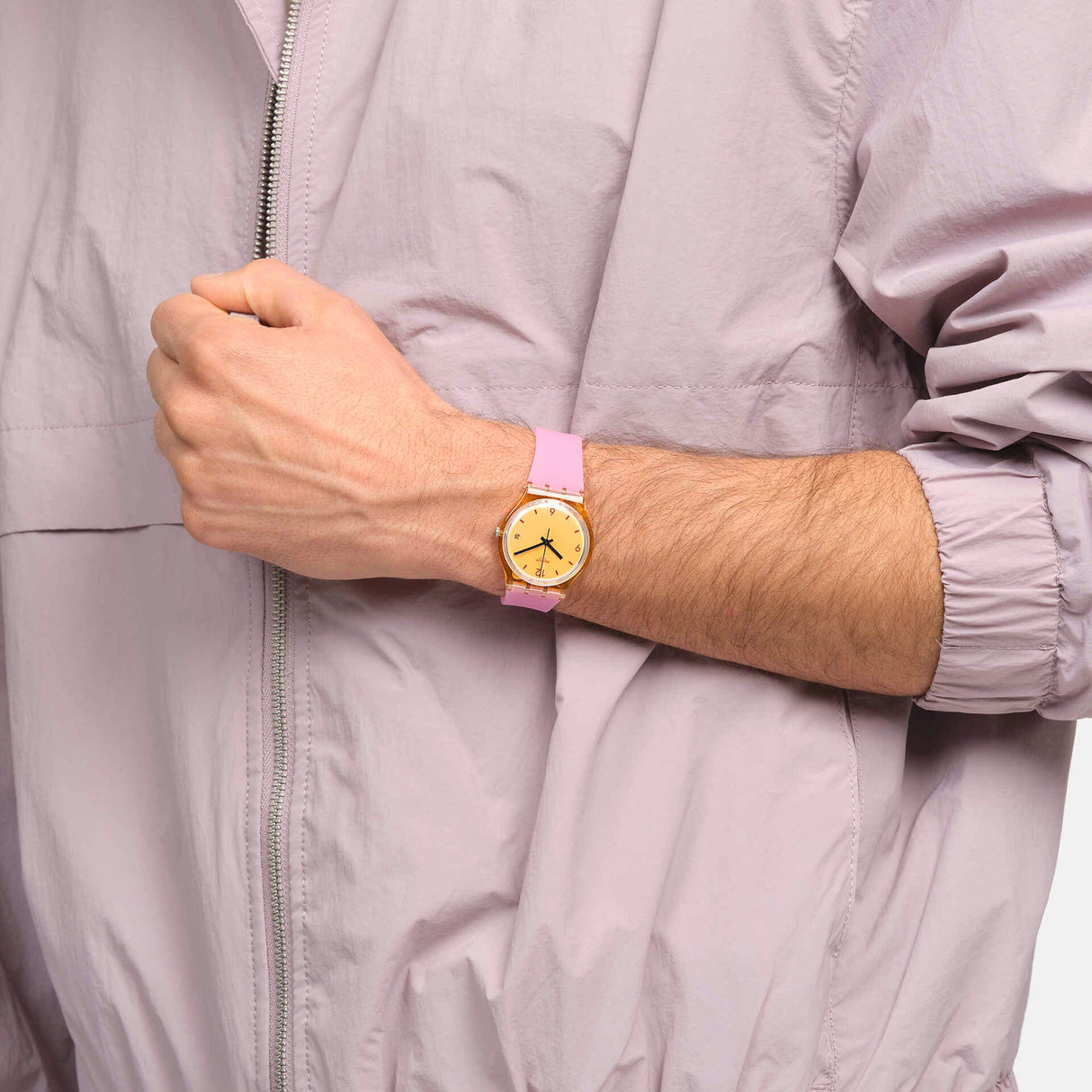 SO28P105 Reloj Swatch Electrifying Summer unisex pulsera de silicona