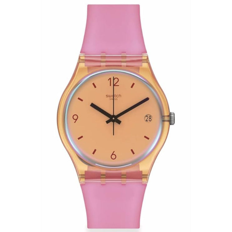SO28O401 Reloj Swatch Coral Dreams unisex banda de caucho