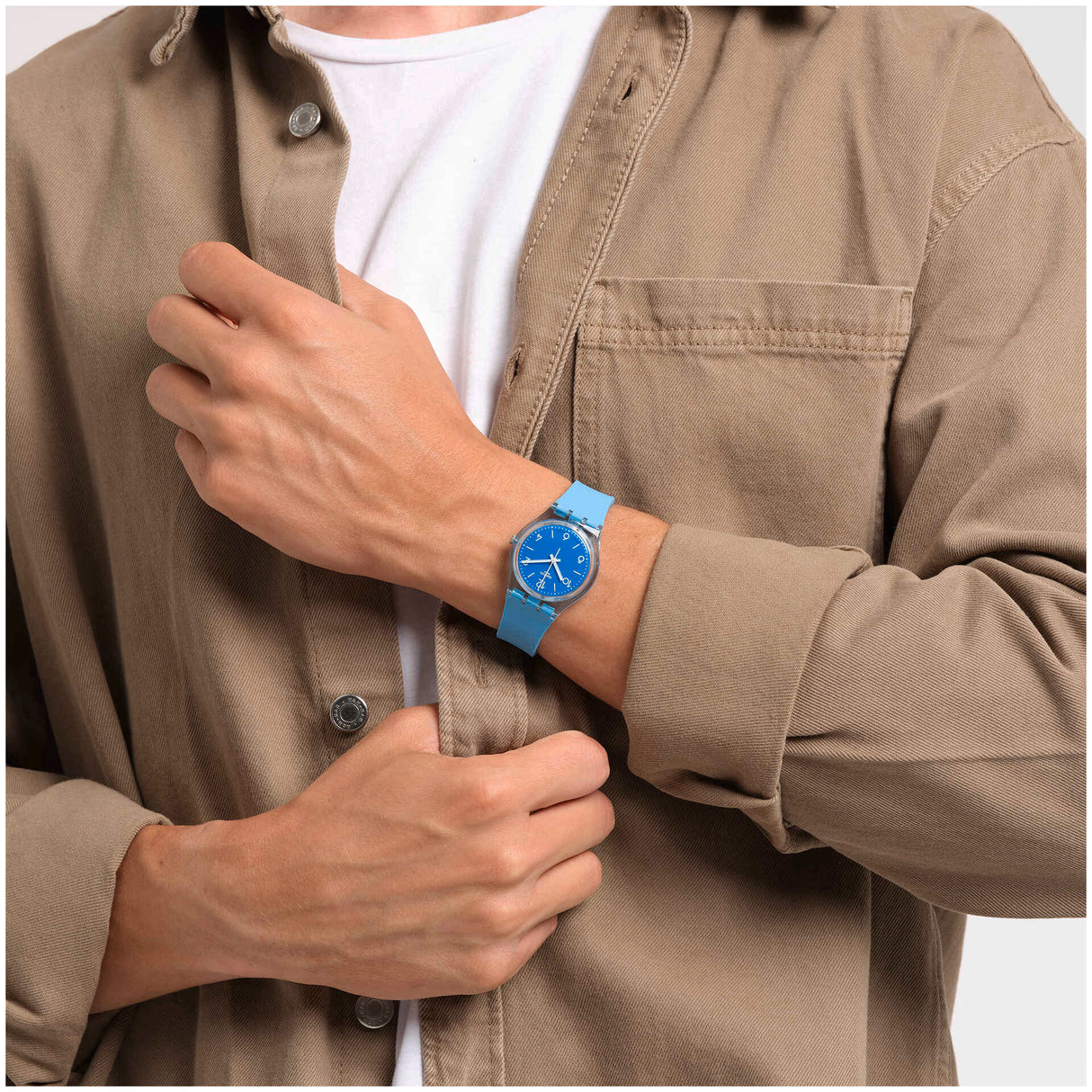 SO28S101 Reloj Swatch Turquoise Tonic Unisex correa de resina