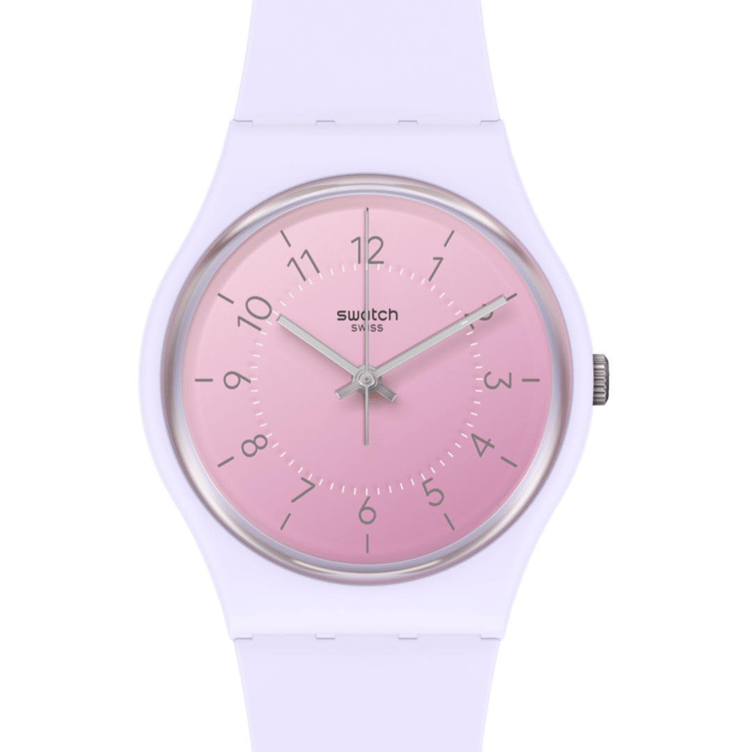 SO28V100 Reloj Swatch unisex correa de caucho análogo 34mm