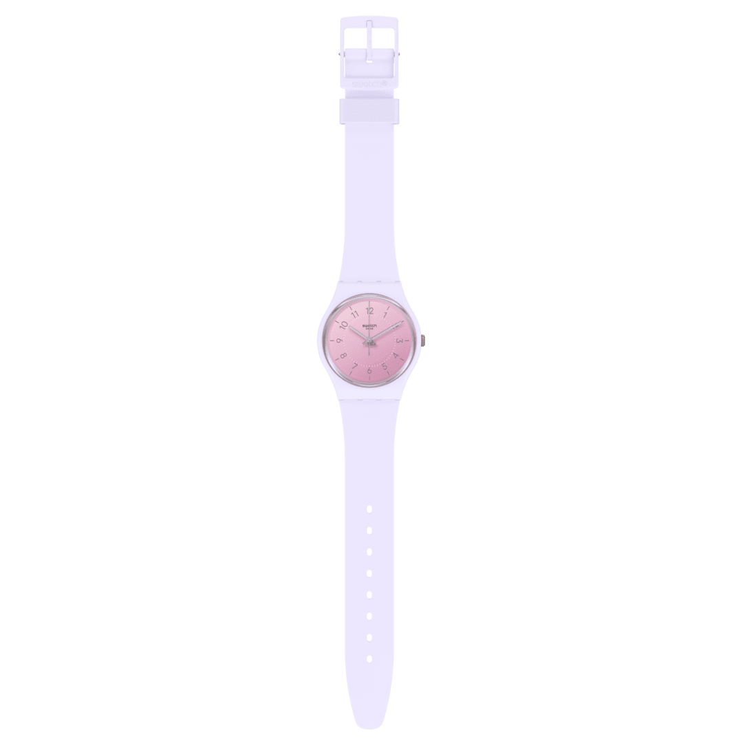 SO28V100 Reloj Swatch unisex correa de caucho análogo 34mm