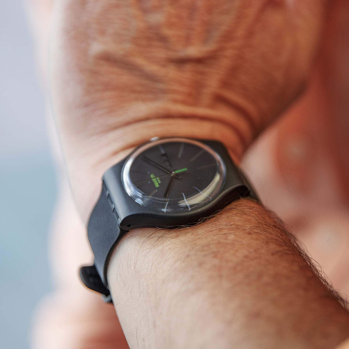 SO29B700 Reloj Swatch Neuzeit de hombre pulsera de silicona