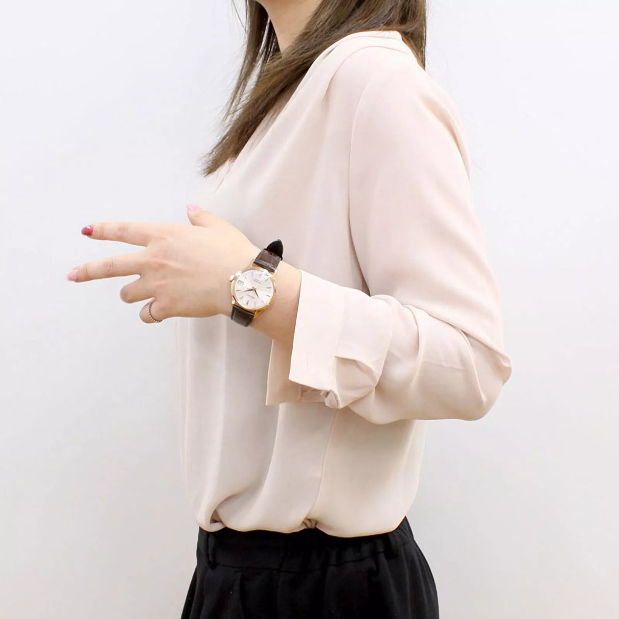 SRP852J1 Reloj Seiko Presage de dama correa de piel