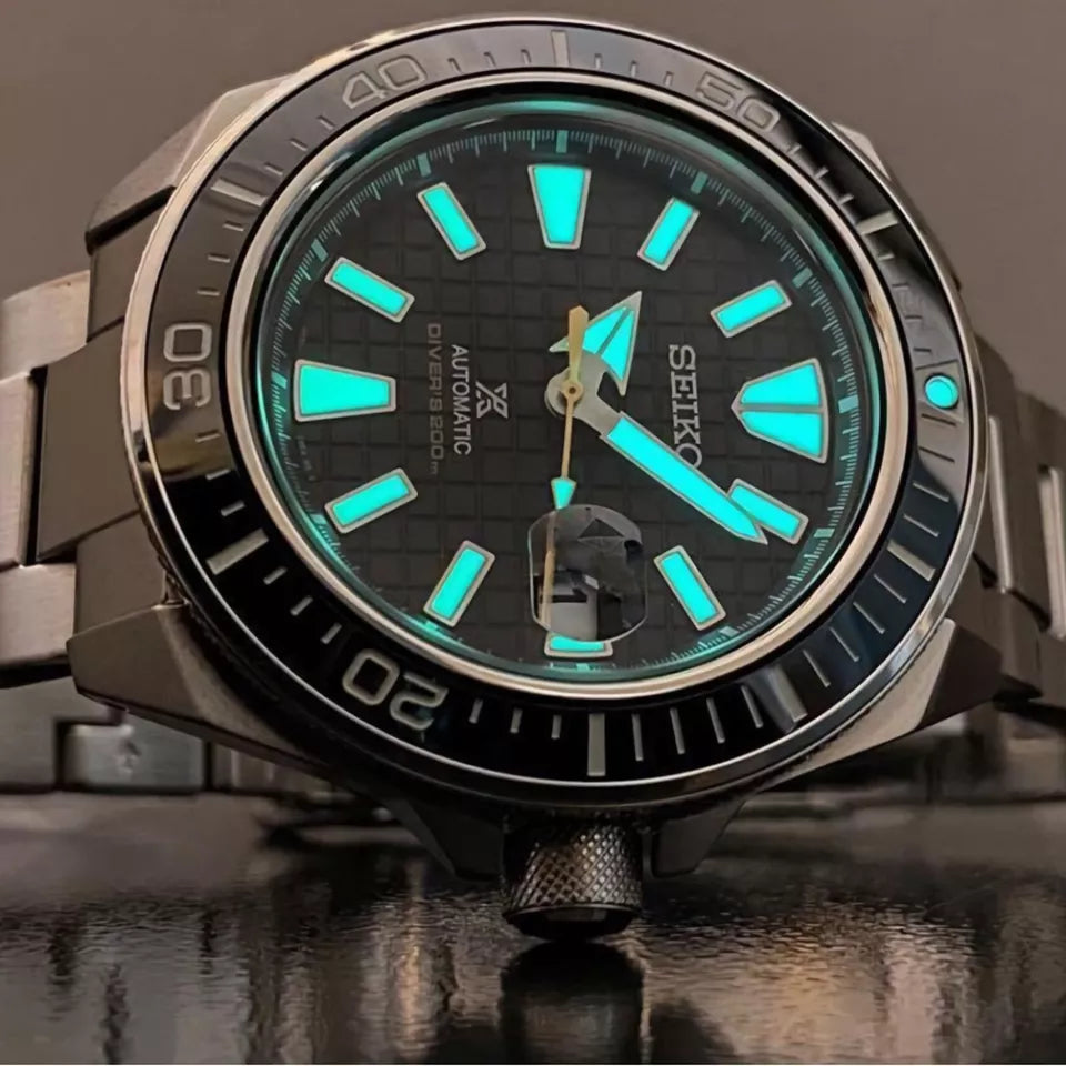 SRPE35K1 Reloj Seiko Sea King Samurai de hombre correa de acero inoxidable