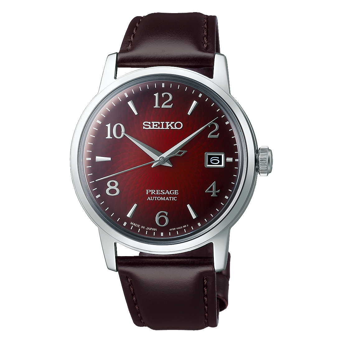 SRPE41J1 Reloj Seiko Presage de caballero pulsera de piel