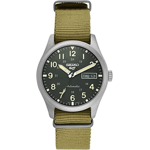 SRPG35K1 Reloj Seiko 5 para Hombre correa de tela