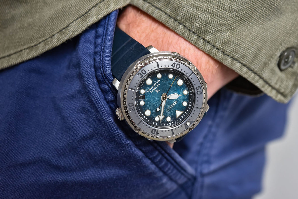 SRPH77K1 Reloj Seiko Prospex Save the Ocean de hombre pulsera de resina