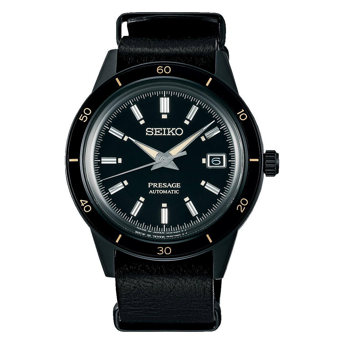 SRPH95J1 Reloj Seiko Presage de hombre pulsera de piel