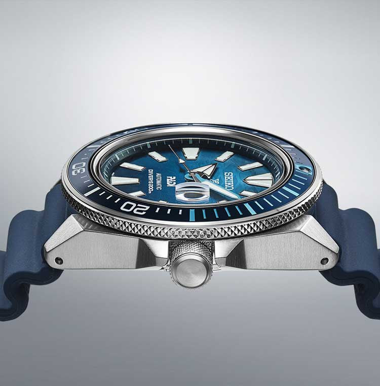 SRPJ93K1 Reloj Seiko Prospex King Samurai de hombre banda de goma