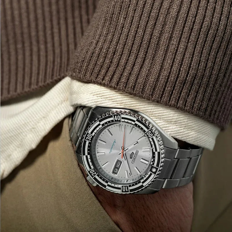 SRPK09K1 Reloj Seiko 5 de caballero pulsera de metal