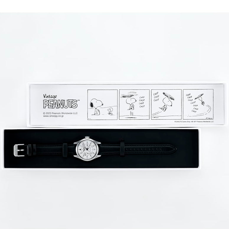 SRPK27K1 Reloj Seiko 5 Snoopy Parachute de hombre correa de cuero