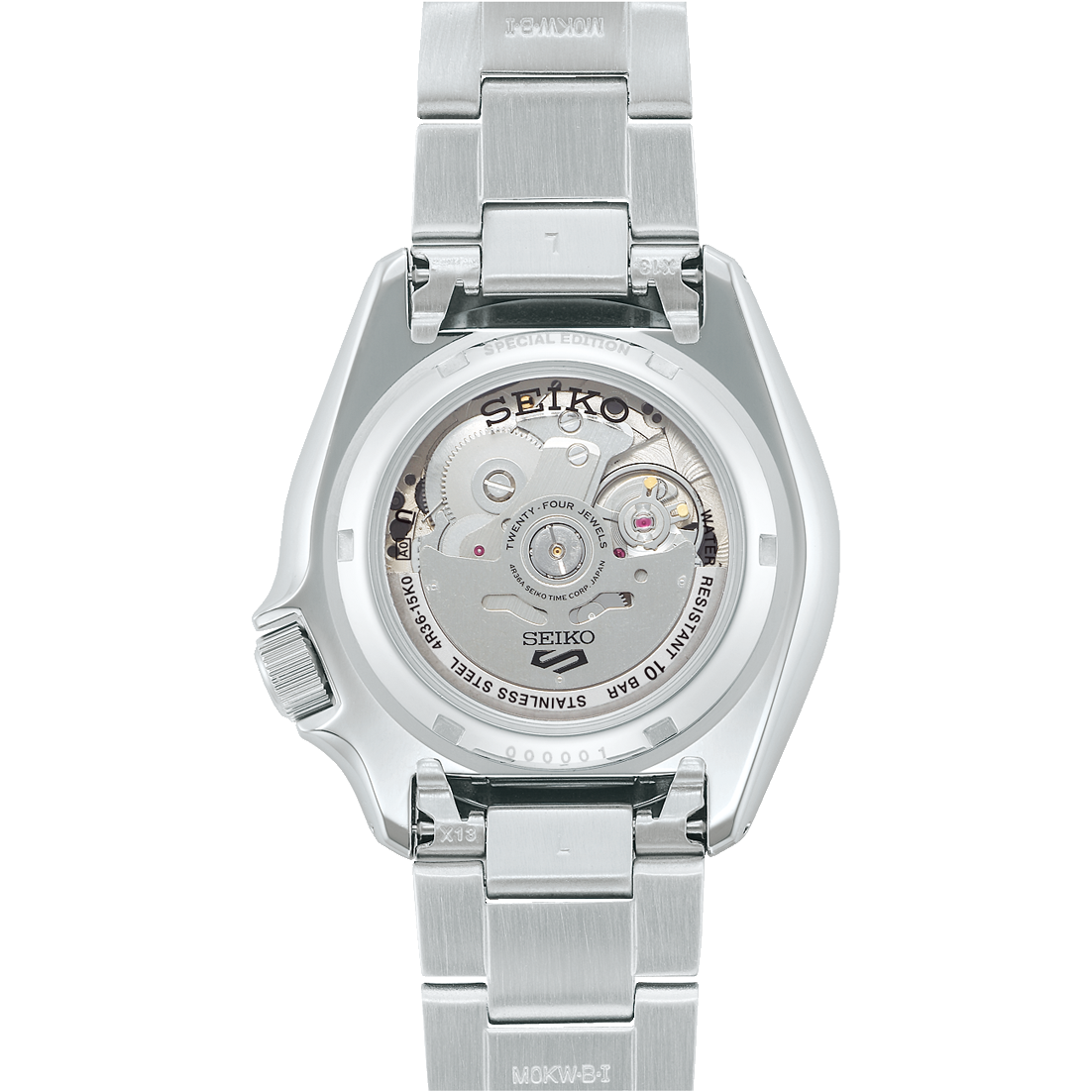 SRPK65K1 Reloj Seiko Series 5 para caballero correa de metal