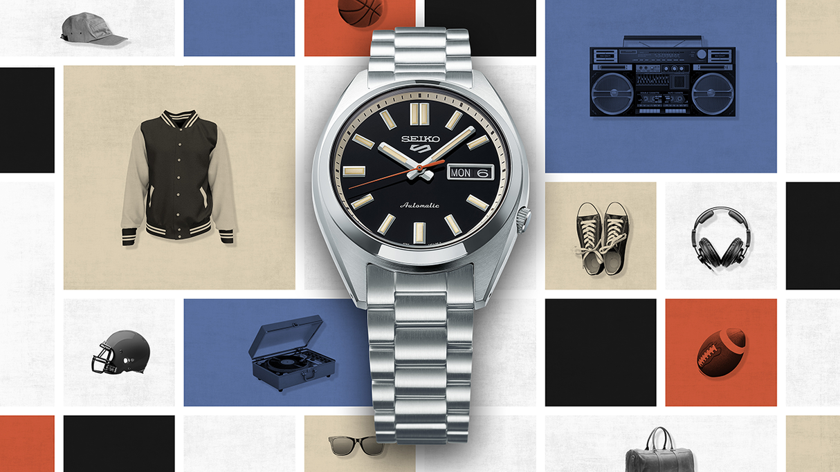 SRPK89K1 Reloj Seiko 5 de hombre pulsera de metal