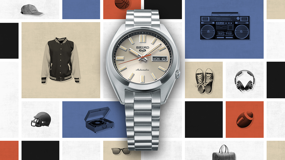 SRPK91K1 Reloj Seiko 5 SNSX Series pulsera de acero inoxidable