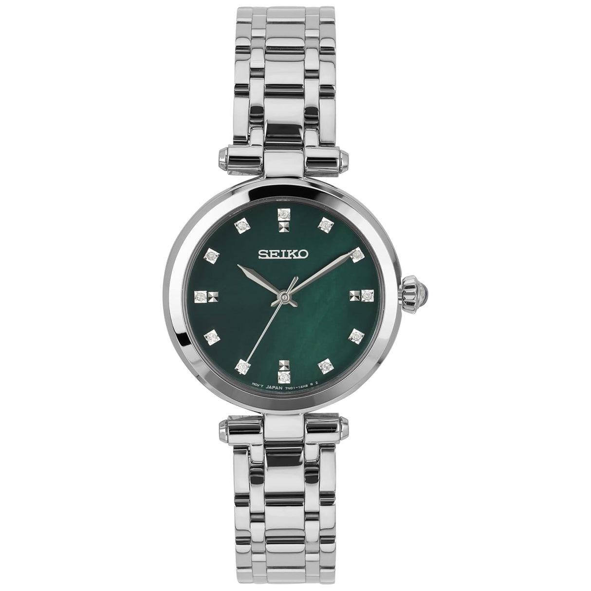 SRZ535 Reloj Seiko Classic de dama correa de acero inoxidable