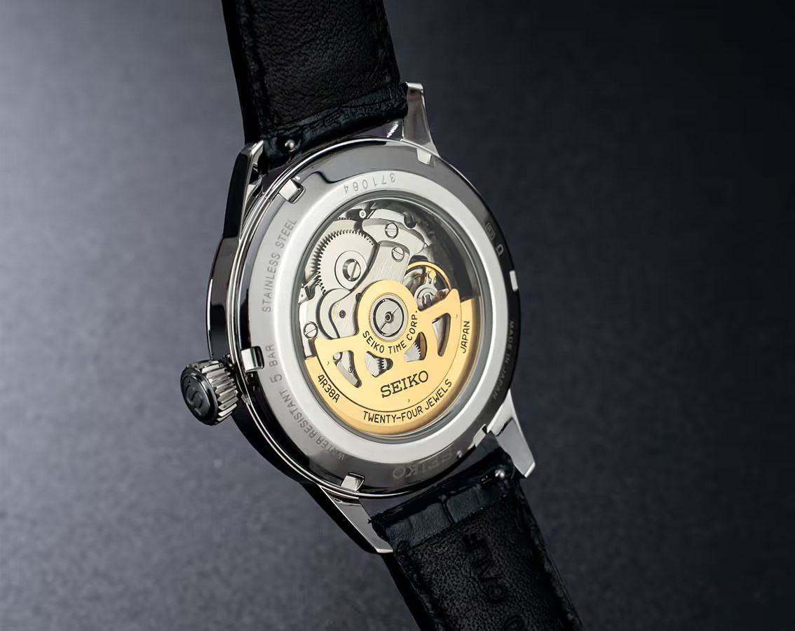 SSA405J1 Reloj Seiko Presage Cocktail de hombre para hombre pulsera de piel