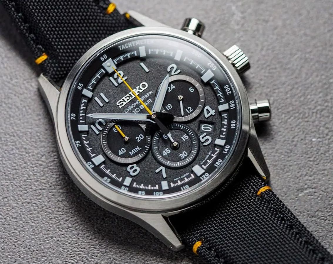 SSB449P1 Reloj Seiko para caballero correa de tela