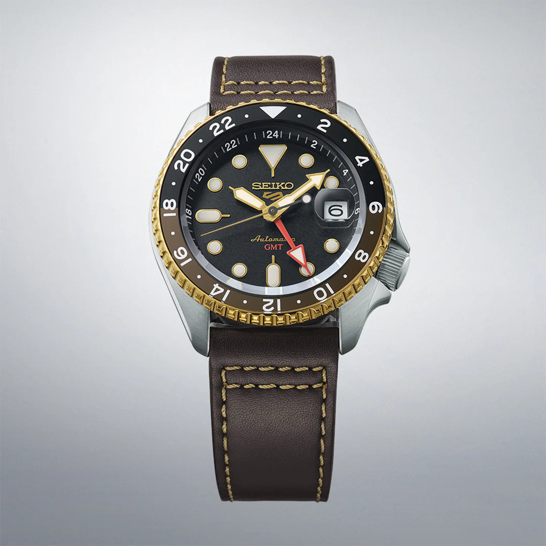 SSK036K1 Reloj Seiko 5 de hombre pulsera de cuero