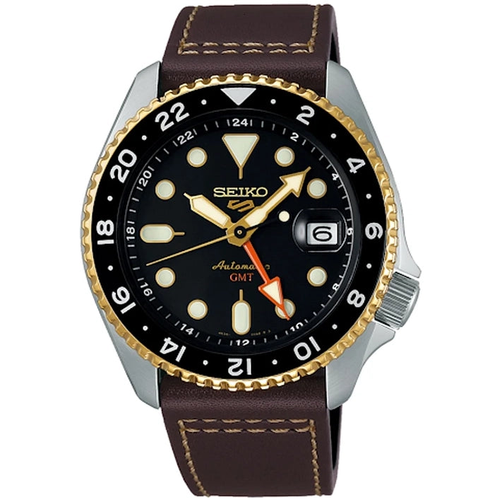 SSK036K1 Reloj Seiko 5 de hombre pulsera de cuero
