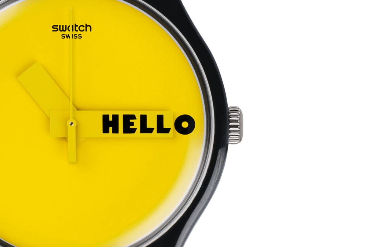 SUOB120 Reloj Swatch Ciao Tutti unisex correa de resina