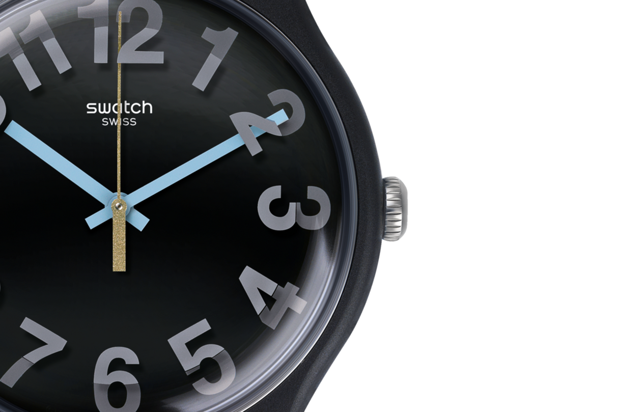 SUOB133 Reloj Swatch Secret Numbers de caballero correa de caucho