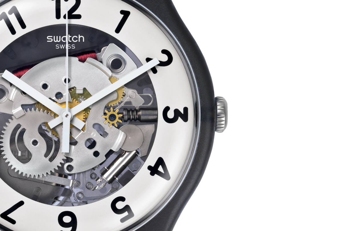 SUOB134 Reloj Swatch Skeletor de caballero pulsera de resina