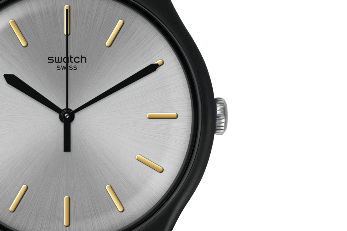 SUOB173 Swatch BacktoBack unisex pulsera de resina